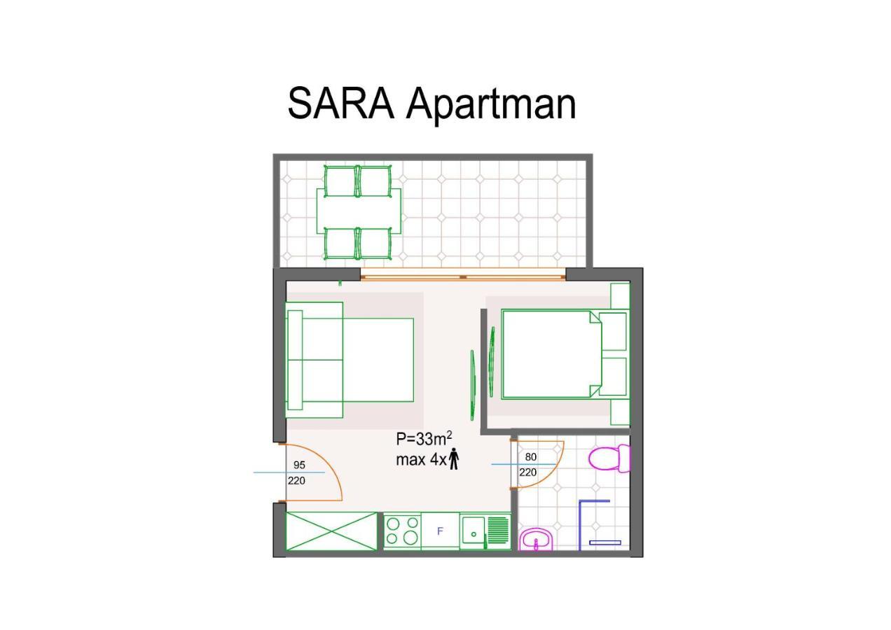 Nea Kallikrateia Mago Apartments מראה חיצוני תמונה